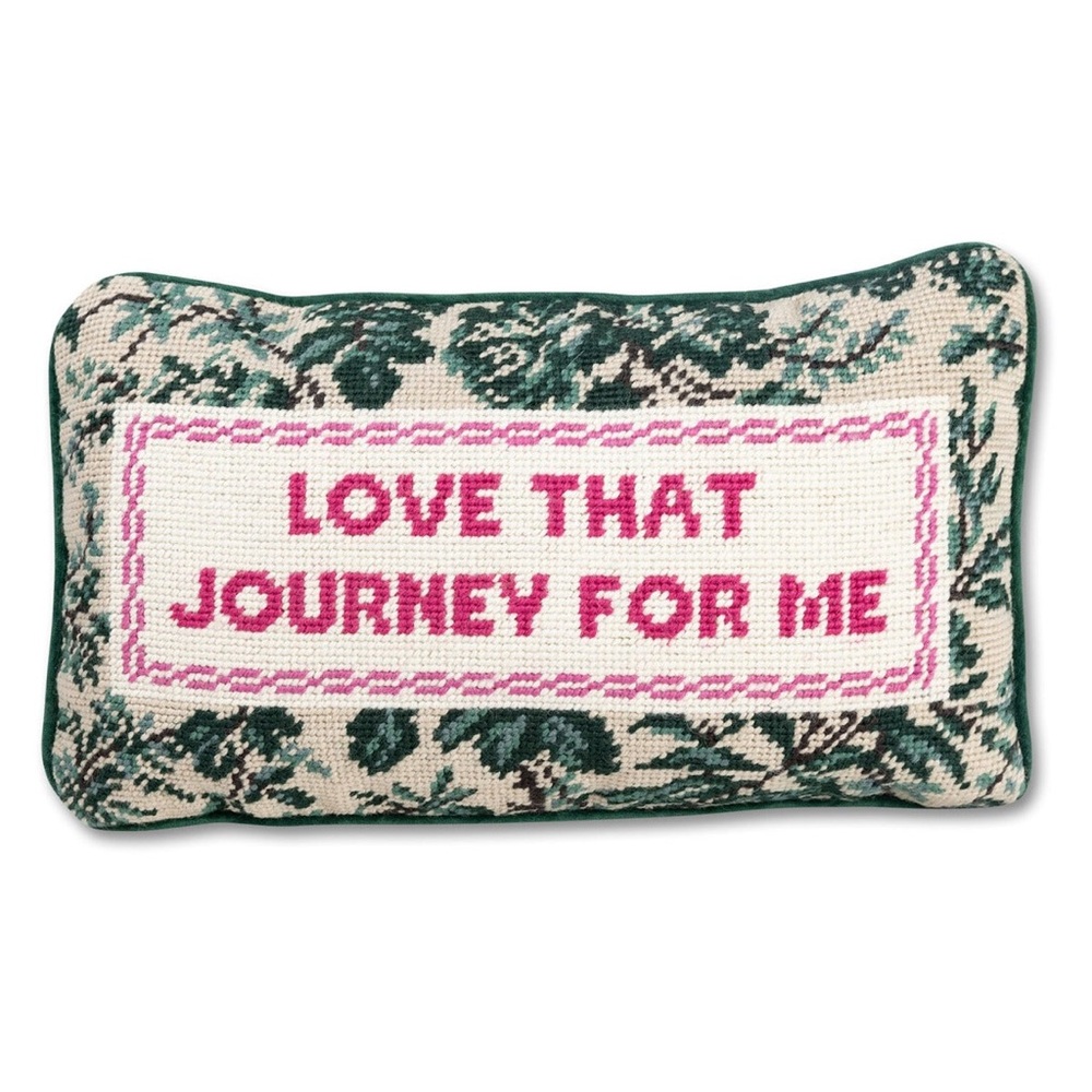 Trendy Needlepoint Pillow